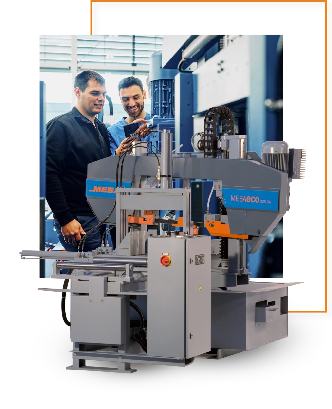 At MEBA you will find high quality band saws of the upper class