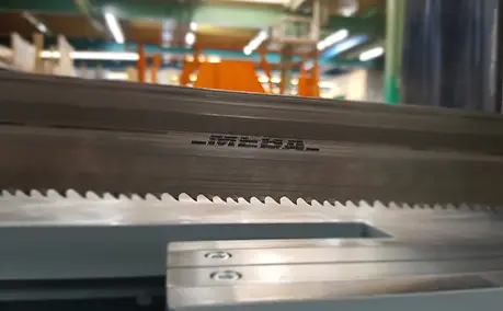 MEBA Sägeband versus Sägeblatt